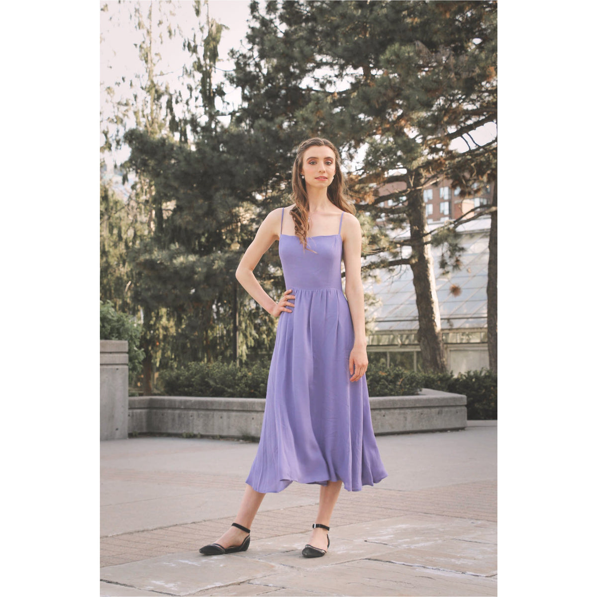 lavender dress reformation