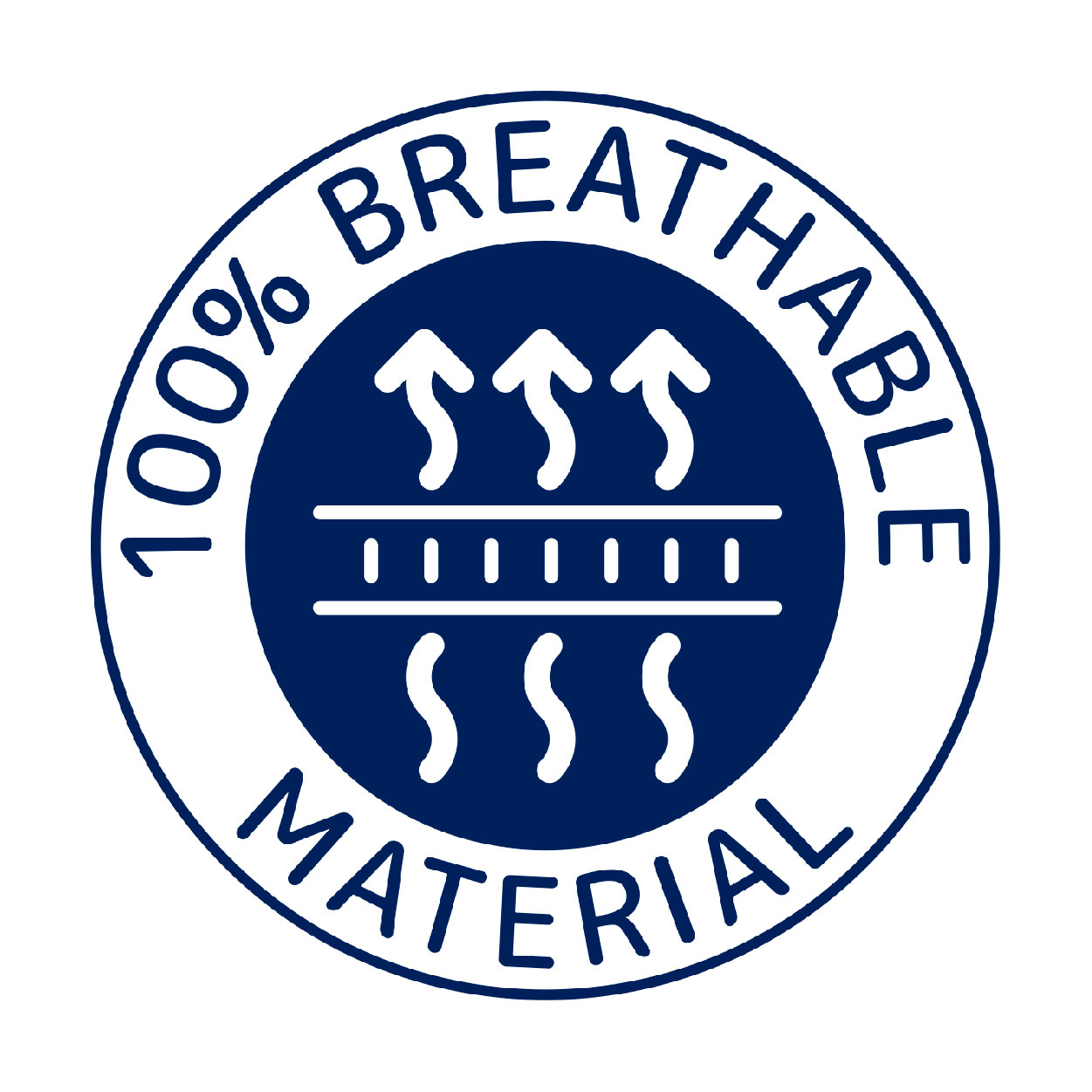 100% Breathable Material