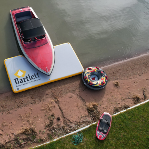 Bartlett Inflatable Pontoon Dock – Trojan Wake Ski Snow