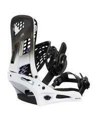 Burton Genesis Re Flex Snowboard Binding - White/Black - 2022