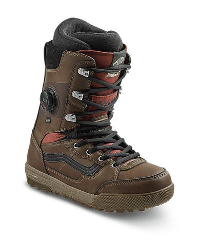 Vans Mens Invado Pro Snowboard Boots - Brown/Red - 2021