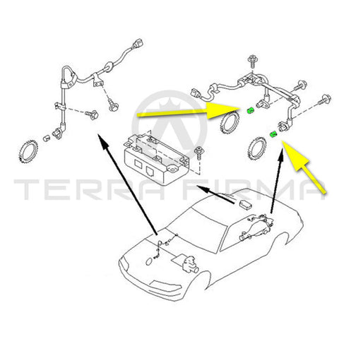 Nissan Skyline R32 R33 R34 Gtr R32 Gts4 R34 Gtt Rear Abs Brake Sensor Terra Firma Automotive