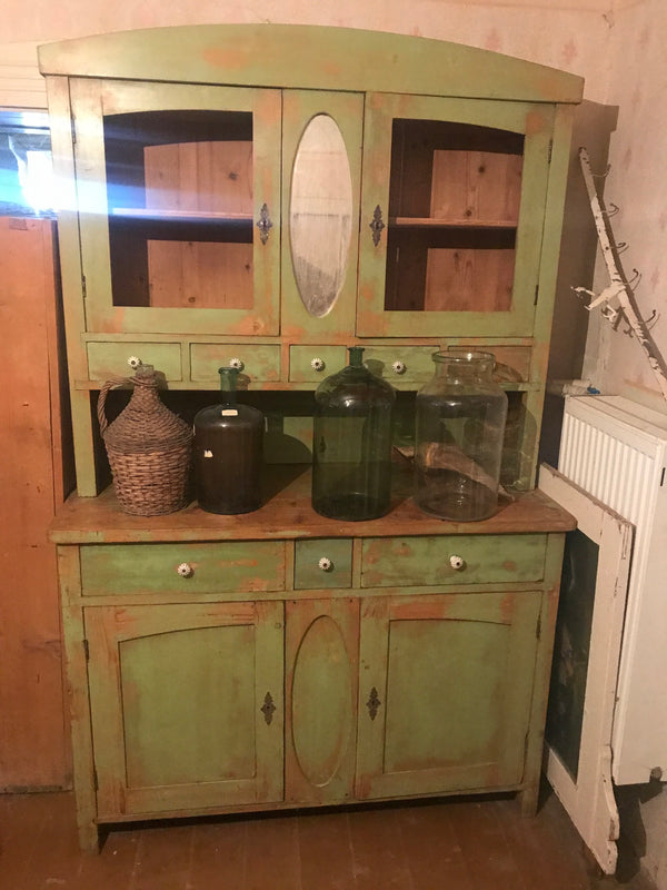 Vintage Dutch Wooden Kitchen Cabinet 2484 Fossil Vintage Australia