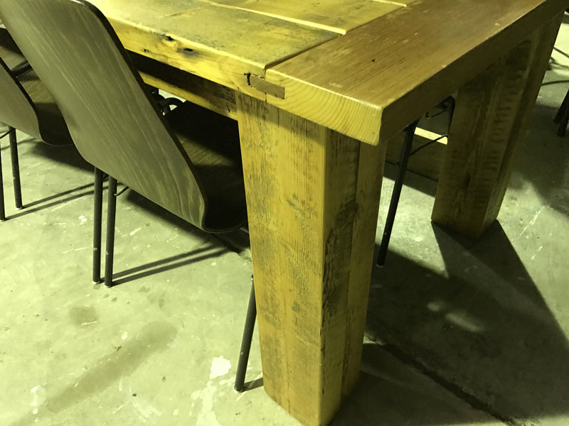 french industrial kitchen table