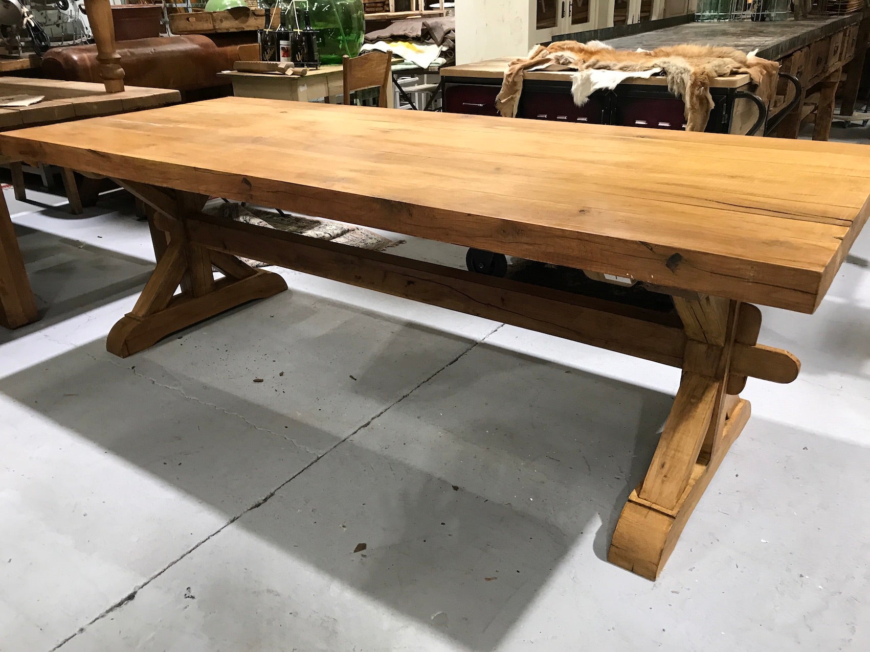 french oak kitchen table for sale