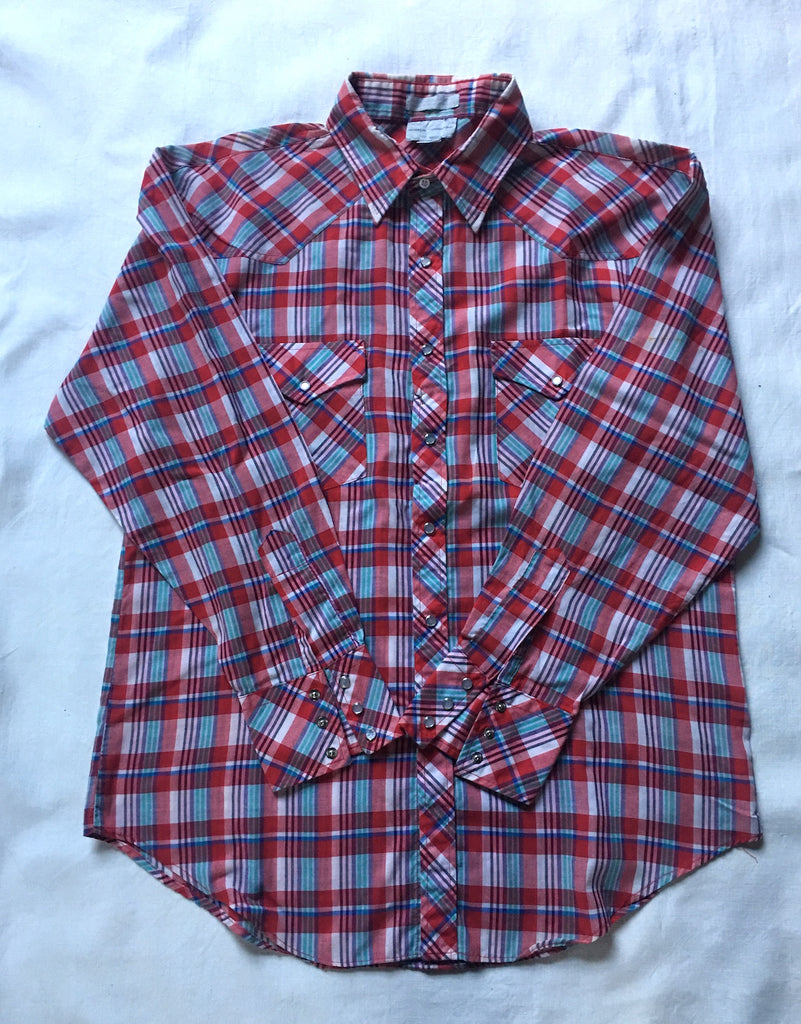 5 Mens Western Press Stud Shirts #C108 FREE AUS POSTAGE – Fossil ...