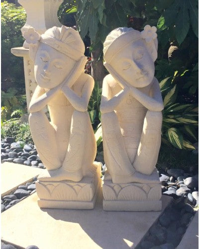 Standing Pair Stone Statue