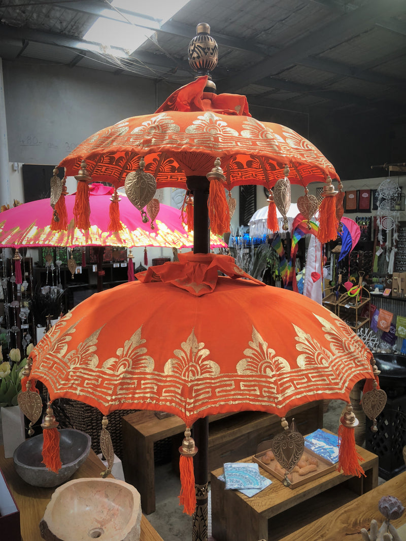 Balinese Double Tier Festival Umbrella – Bali Mystique