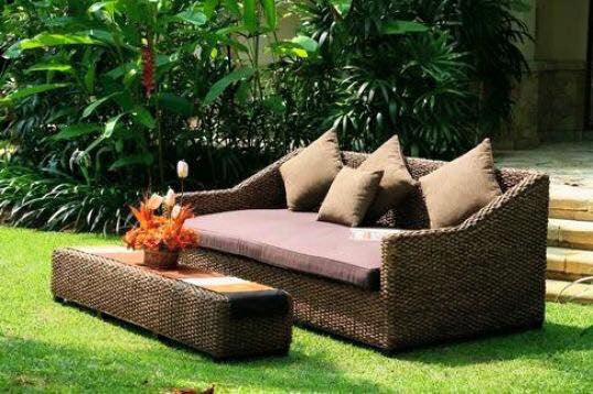 water hyacinth sofa bed