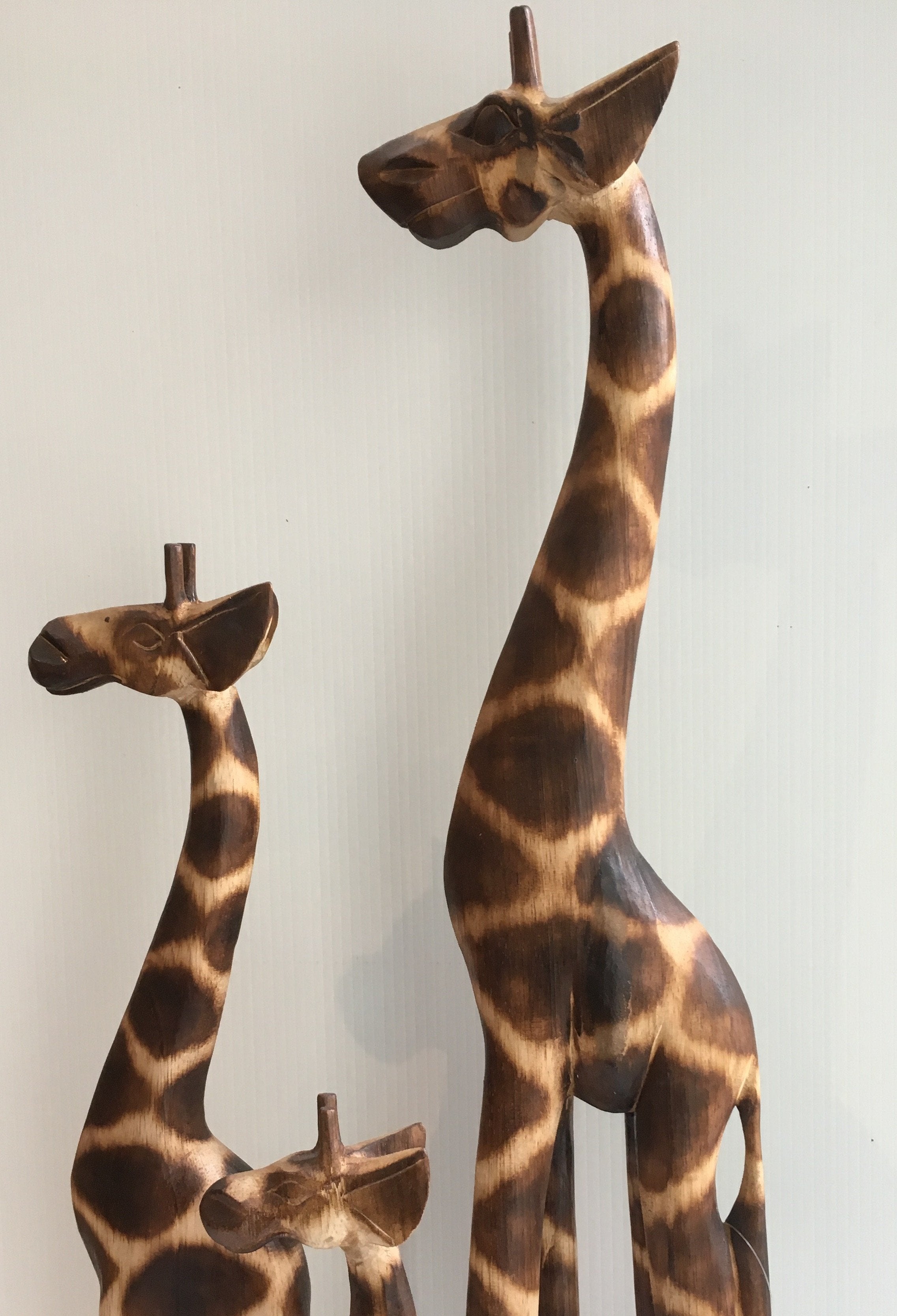 Balinese Hand Carved Timber Wooden Giraffe Statues – Bali Mystique