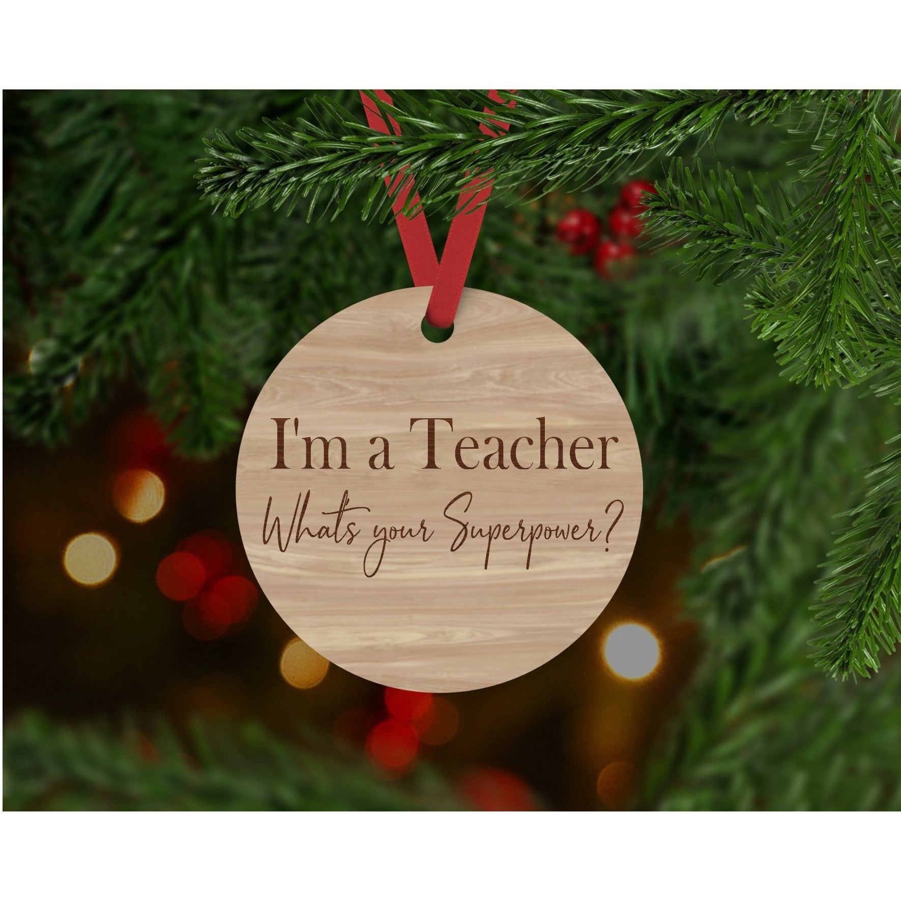 teacher ornament