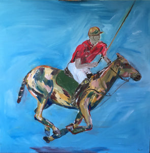 Galloping Pony .. Oil on Canvas. Fore sale