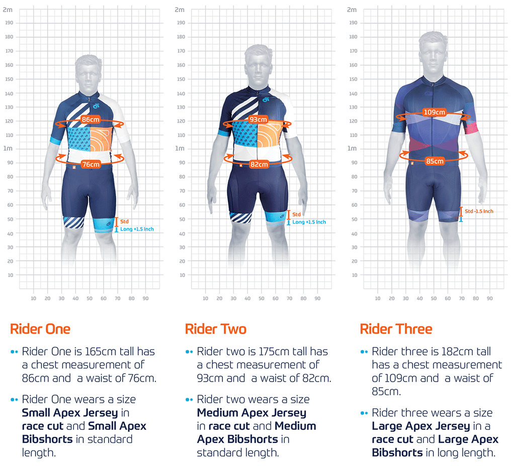 Cycling Sizing Guide – Champion System NZ Limited