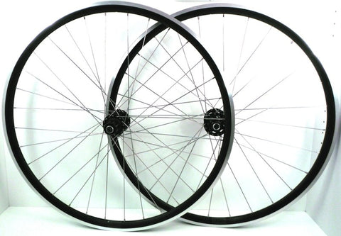 Picture of custom handmade gravel grinder or CX wheels using DT Swiss and XLR8 hubs with Rouleur rims. Both wheels shown.