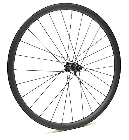 Roval 142+ rebuild onto Light Bicycle 38mm Carbon Asymmetric 29er Wheel