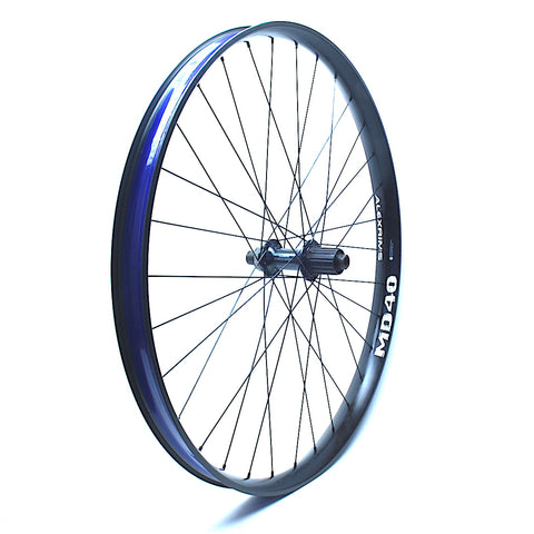 XLR8 Performance Bicycle Wheels Shimano Deore Centrelock on Alexrims MD40 Angled