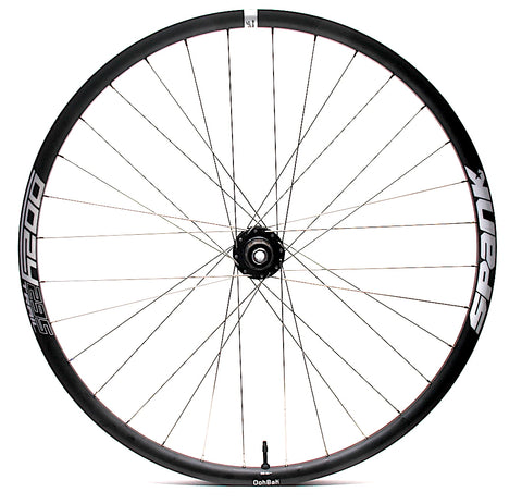 Spank Oozy Trail 295 rim laced onto Giant XC hub by XLR8 Performance Bicycle Wheels profile