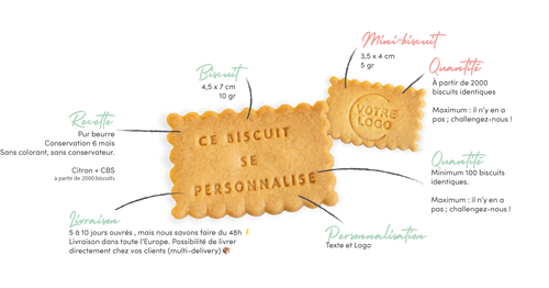 Notre offre de biscuits et mini-biscuits