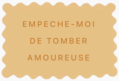 biscuits personnalisés célibataire empêche-moi de tomber amoureuse