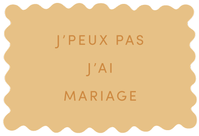 idée cadeau originale invités mariage biscuits personnalisés j'peux pas j'ai mariage