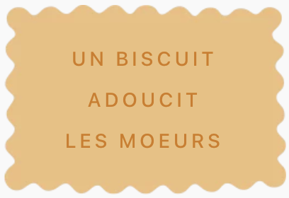 Petite attention réconfort biscuits personnalisés un biscuit adoucit les moeurs