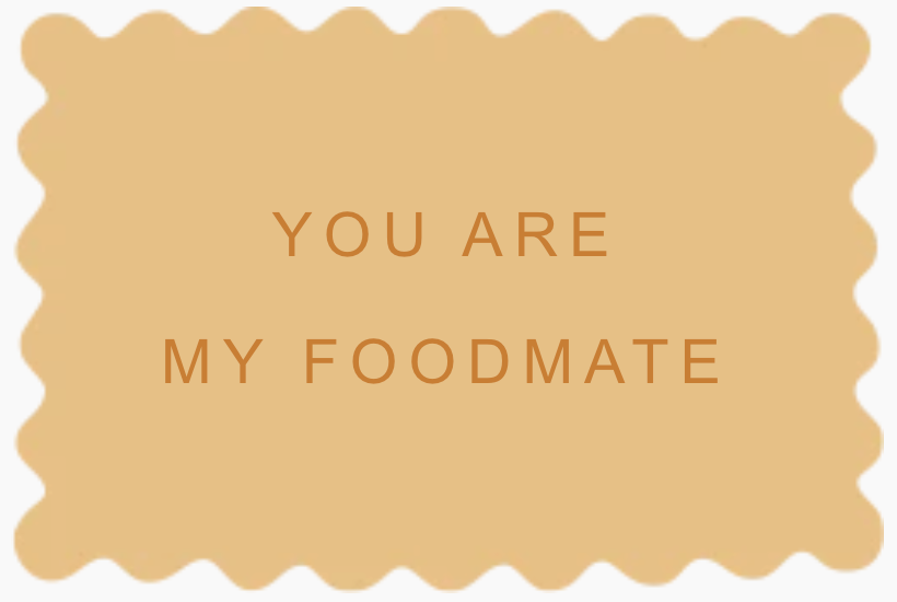 biscuits personnalisés déclaration amour originale you are my foodmate