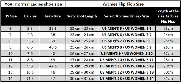 us shoe size to cm