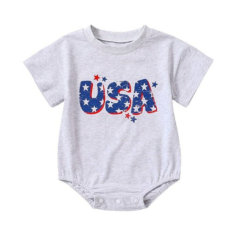 baby 4th of july bodysuit