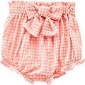 baby girl pink bowknot shorts