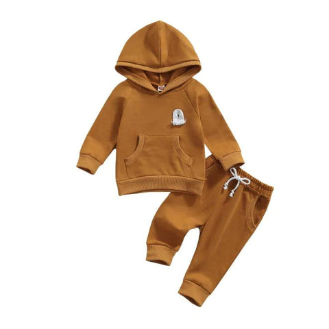 Solid Hooded Set
