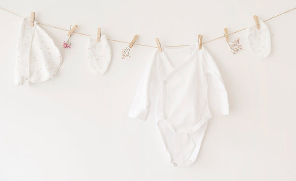 neutral white baby clothes
