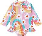 toddler girl floral swimsuit