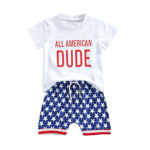 toddler boy all american 2-piece set