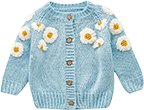 Baby Girl Blue Cardigan