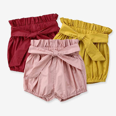 three pair of toddler shorts