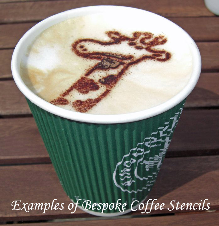 Coffee Stencils – Personalised Stencils