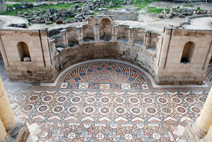 Mosaicos en el Palacio de Hisham | Mozaico