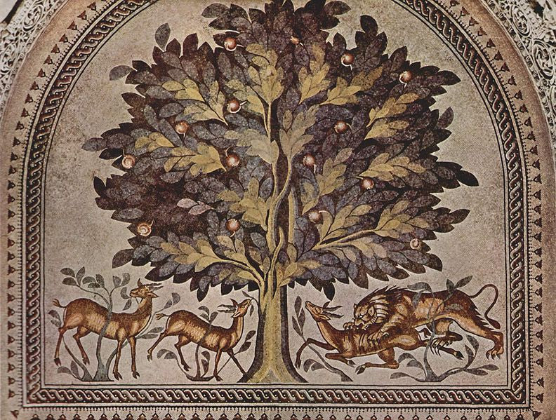 The Tree of Life mosaic at Hisham's Palace | Mozaico