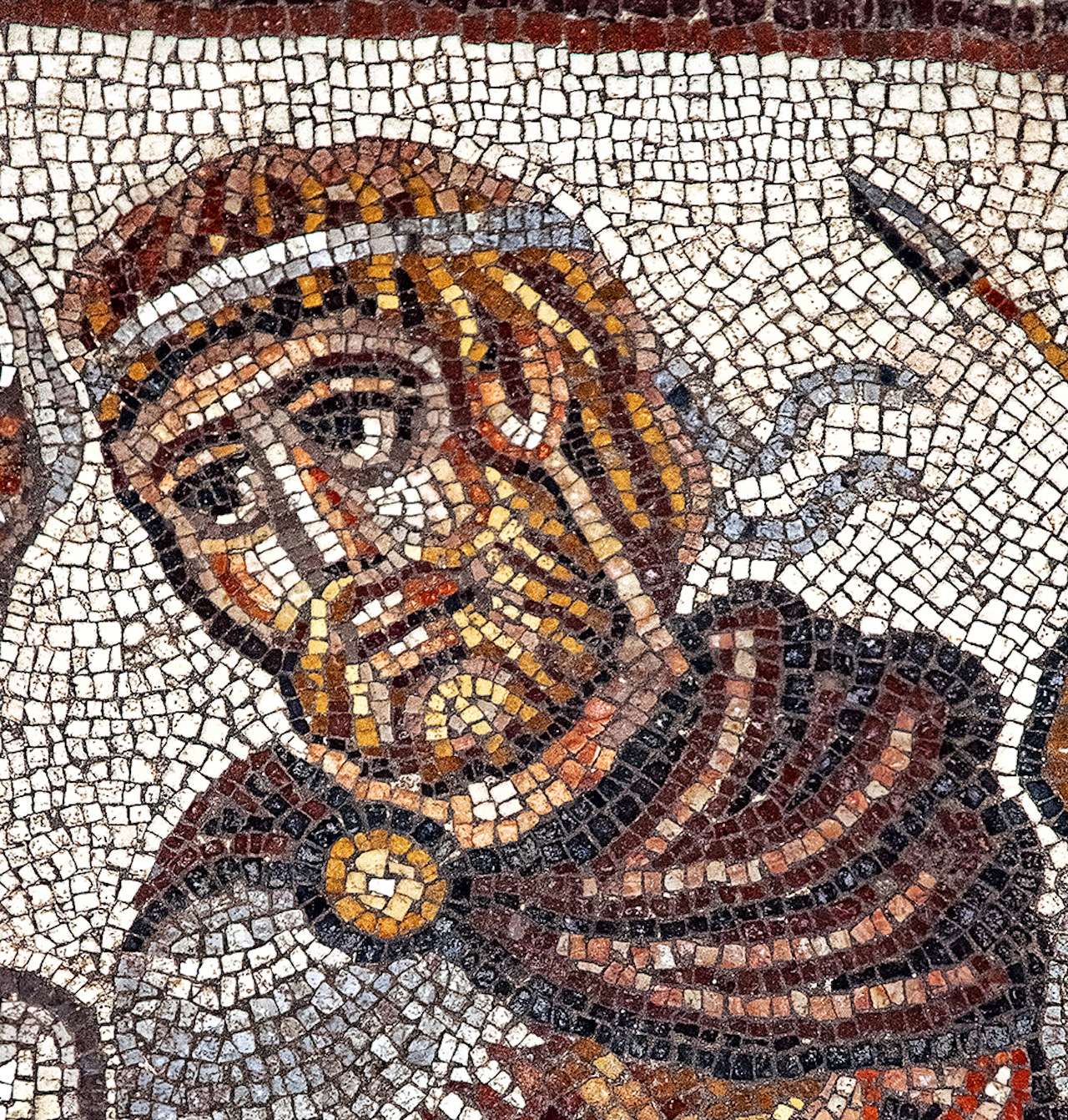 historical handmade mosaic