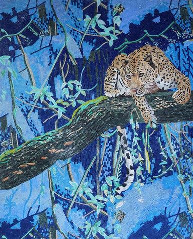 Africa Leopard Mosaic Tile - Love Mosaic