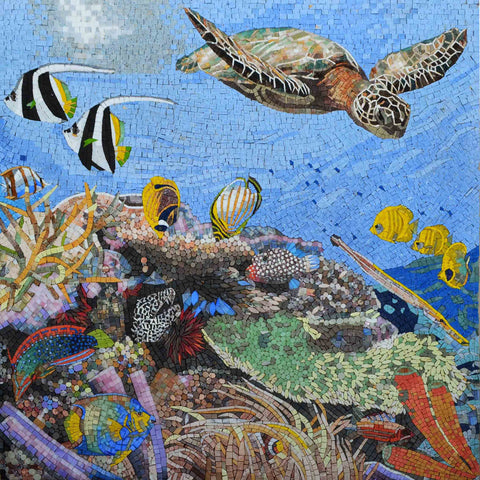 Wabasso Coastal Beach - Mosaic Tile Art