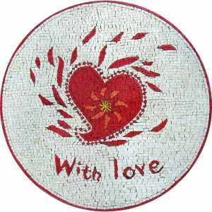 With Love Mosaic Medallion 