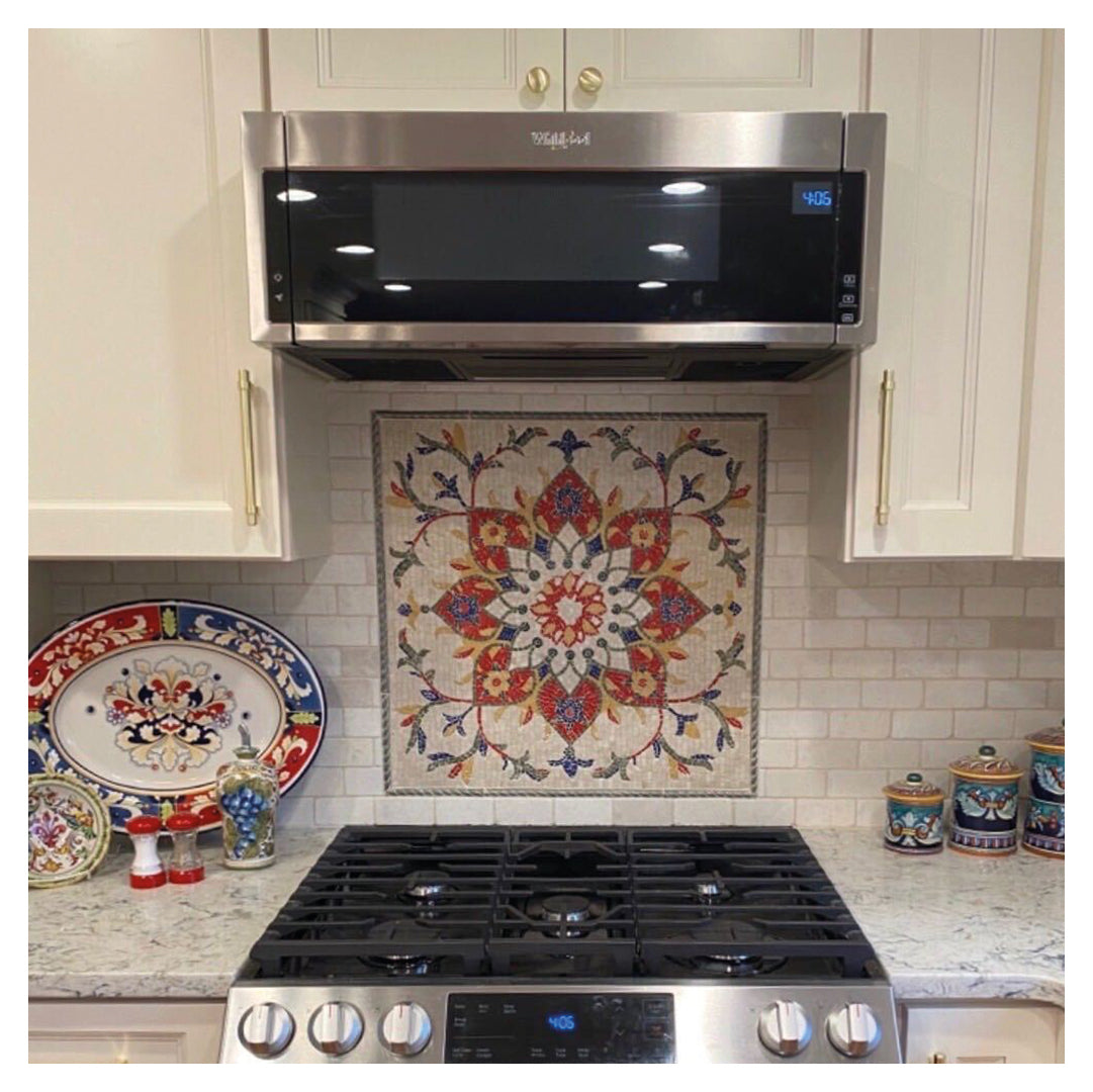 Kitchen Mosaic Backsplash by Mozaico