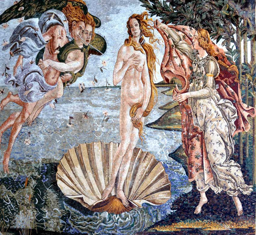 Birth Of Venus” Mosaic