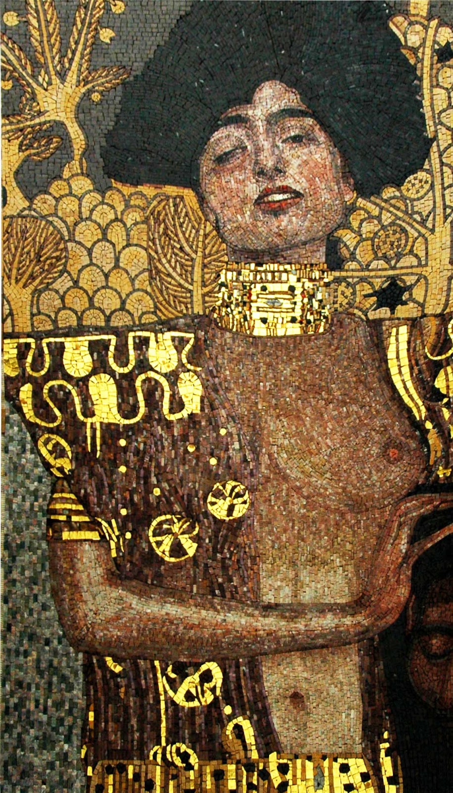 Judith and the Holofernes” by Gustav Klimt - Mosaic Art Reproduction