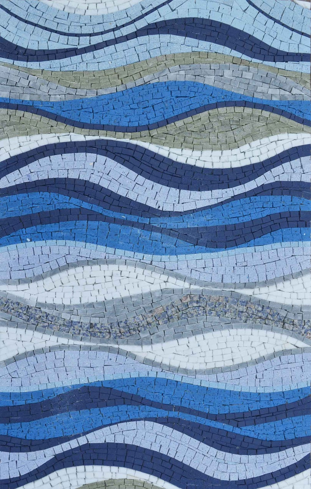 “Sea Shades” Mosaic Pattern by Mozaico