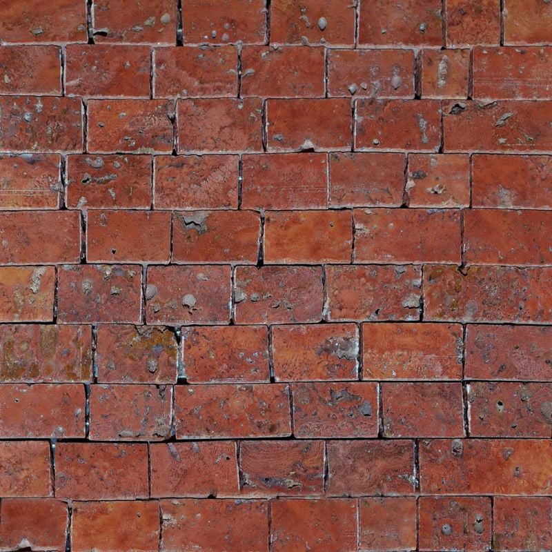 Travertino vermelho azulejo solto | mosaico