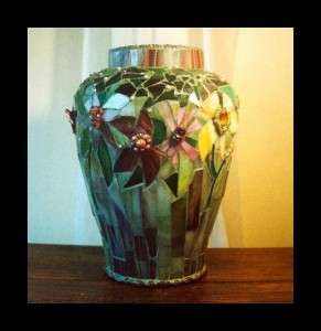 mosaic flower vase