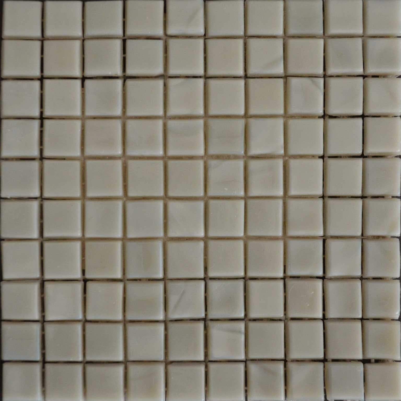 Mosaic Plain Sheet - Dutch white