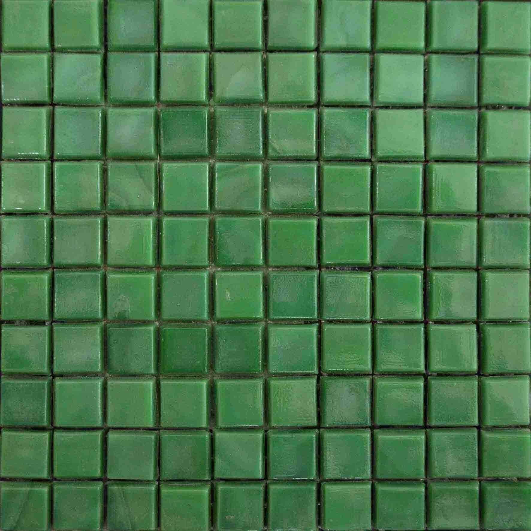 Mosaic Plain Sheet - Emerald